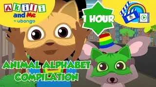 🔴 LIVE STREAM 🎬 | ANIMAL ALPHABET | 1 hour compilation #kidslearning #alphabet