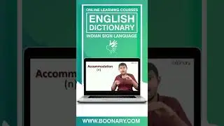 Boonary's English Dictionary courses for Deaf - ISL