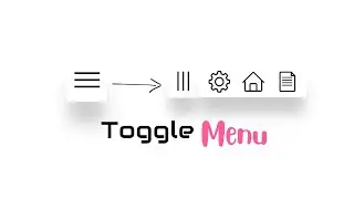 Toggle Menu Button with Nav menu using HTML CSS Only