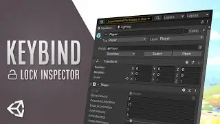 Keybind the Unity Inspector Lock Icon to a Hotkey Shortcut