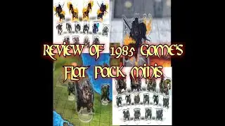 Review of the Orc and Undead Flat pack minis from 1985 Games