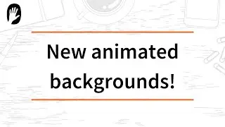 NEW: Animated backgrounds in simpleshow video maker