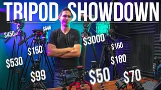 Tripod Showdown - Sachtler, Switchpod, Manfrotto, Ifootage, Joby - (Tabletops and Fluid Heads)