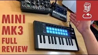 Review: LaunchKey MINI MK3 // Ableton Live // Generative arp // TRS MIDI explained (MKIII tutorial)