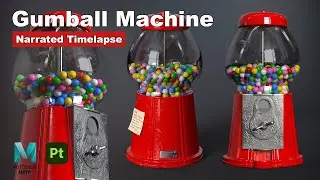 Gumball Machine | Autodesk Maya + Substance 3D Painter