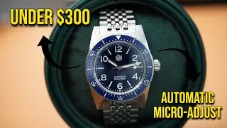 San Martin Vintage Diver Automatic SN0007G-X1 On the Fly Micro-adjust 200m Dive Watch Under $300