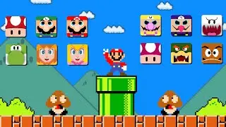 Cat Mario: Super Mario Bros. but there are MORE CUSTOM  Blocks