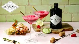 Treat Your Friends With This Ravishing Raspberry Sqroppino, Made with Hendrick’s Gin!