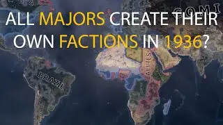 What if all major countries created their own faction in 1936? - HOI4 Timelapse