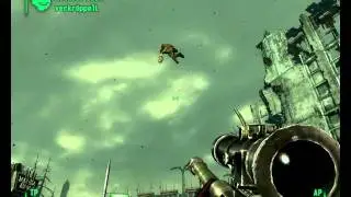 (HD) Fallout 3 - Supermutant Behemoth vs. 500 Mines