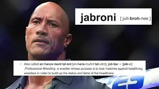 The Word 'Jabroni' Officially In English Dictionary