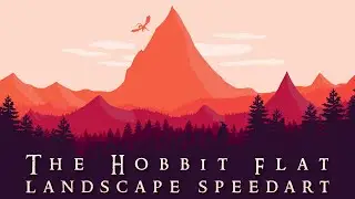 The Hobbit Wallpaper | Photoshop Speed Art