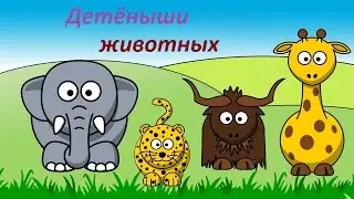 Детёныши животных. Обучающие и развивающие видео для детей