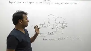 C Program To Trim trailing White Space From A String| C program to remove end spaces|Part846