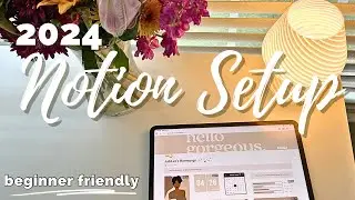 Notion Setup | HOW TO USE NOTION (2024)| Easy Notion Tutorial for Beginners | Notion Customization