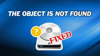 Quick Fix: Virtual Disk Service Error - The Object Is Not Found