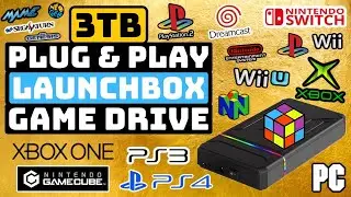 This Plug & Play Drive is LOADED w/ Gamecube Switch PS2 PS3 Xbox & More!!!