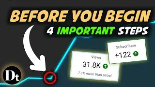 4 THINGS You Should Do Before you Start a FACELESS YouTube Channel with AI Tools