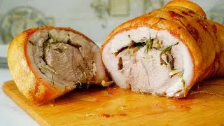 Приелась буженина? Тосканская свинина в помощь! Arista in porchetta мясной рулет