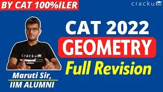 CAT 2022 Geometry Full Revision 🔴 By Maruti Sir (CAT 100%iler)