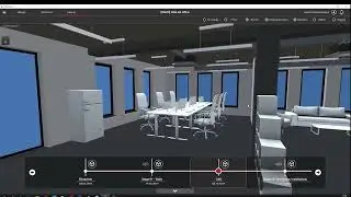 STAGES - SIMLAB office construction process in desktop version