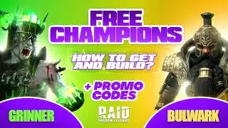 ⚔️ Bulwark and Grinner for FREE | Rare Сhampion masteries & build + Raid Shadow Legends promo code