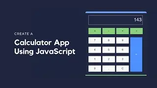 Create A Calculator App Using JavaScript | devRasen | Design A Calculator App Using HTML CSS & JS