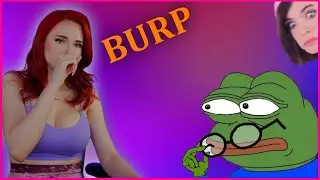 AMOURANTH BURPING FOR ALMOST 2 MINUTES STRAIGHT COMPILATION!!