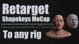 [Blender] Retarget shapekeys mocap to any rig [Blender bits]