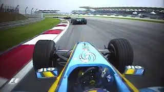 Fernando Alonso's Superb Start | 2004 Malaysian Grand Prix