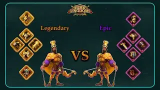 Archer Equipment Test (Iconic Legendary VS Special Epic) - Rise of Kingdoms