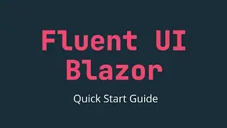 How does Microsoft build with Blazor? Getting started using Fluent UI Blazor