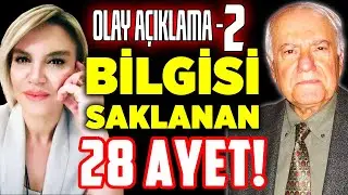 ŞOKE EDİCİ BİLGİSİ SAKLANAN 28 AYET DAHA! Alkolden El Kesmeye OLAY AÇIKLAMALRDA 2.BÖLÜM Gazi Özdemir