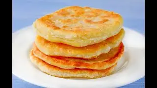 Лепешки с сыром на сковороде