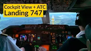 How to land a BOEING 747/8? Video by Captain Joe