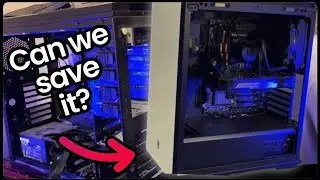 My Buddy beat the $hit out of his old PC like it owed him money, can we fix it?