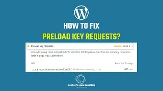 How to Preload Key Requests on WordPress website - codes or plugin (Autoptimize) | woff | ttf | 2022