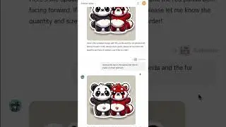 Using AI and ChatGPT for Panda Graphics.