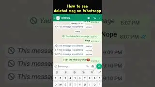 How to Read Deleted Whatsapp Messages - Whatsapp useful tips