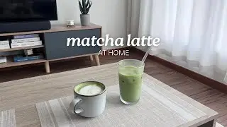 Make Matcha Latte at Home 🍵 (Hot & Cold)