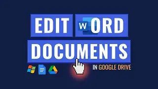 Edit Word Docs In Google Drive