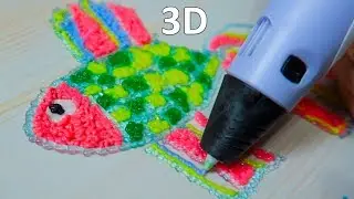 ЛУЧШАЯ 3D РУЧКА И ПЛАСТИК трафареты и как пользоваться 3д ручкой