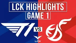 T1 vs KDF Highlights Game 1 | LCK 2024 Summer | T1 vs Kwangdong Freecs