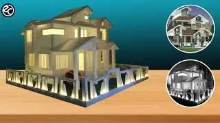 HOW TO MAKE A HOUSE FROM THERMOCOL | DIY