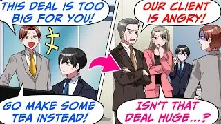 My Smart Coworker Thinks I'm Useless & Steals My Deal, But The Client Gets Mad &…[RomCom Manga Dub]