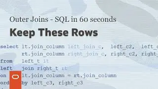 Outer joins - SQL in 60 seconds 