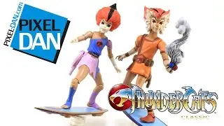 ThunderCats Wily Kit and Wily Kat Mattel SDCC Exclusive Figures Video Review