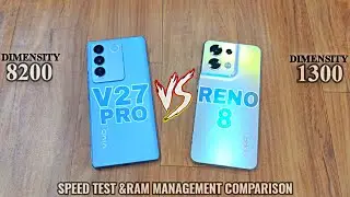 Vivo V27 Pro vs Oppo Reno 8 Speed Test Comparison🔥DM1300 vs DM8200⚡Watch Before You Buy🤯