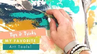 My favorite tools I use in every painting to help get that Oil Painting Look and Texture