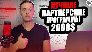 Лучшие партнерские программы для заработка с нуля, с которых я зарабатываю 2000$/мес